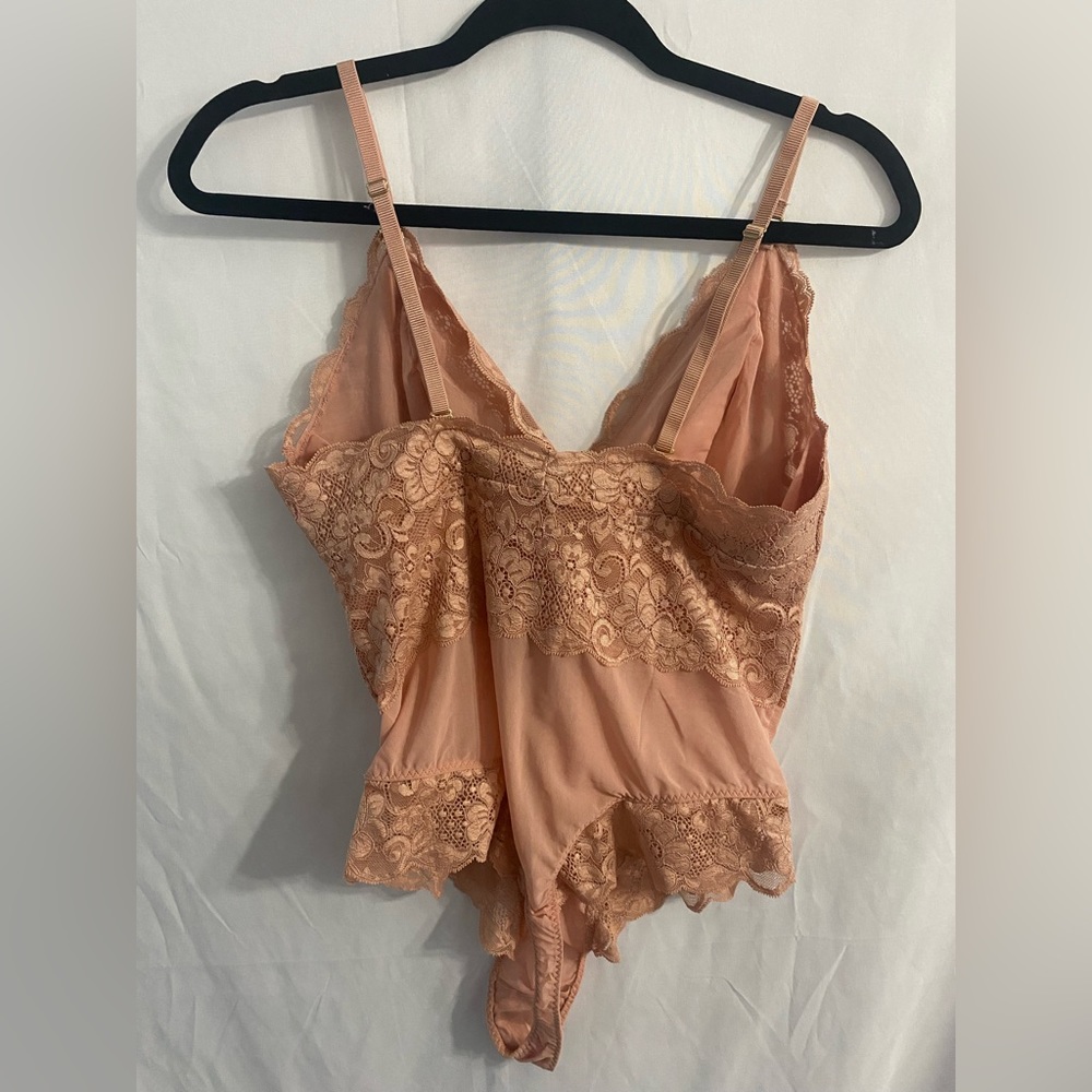 NWT Free People We Are Hah Women’s Copper Rose Smarty Pants Bodysuit Size Large - Picture 3 of 16